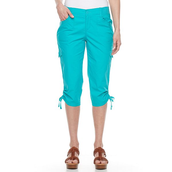 Petite Gloria Vanderbilt Lillie Cargo Skimmer Capris