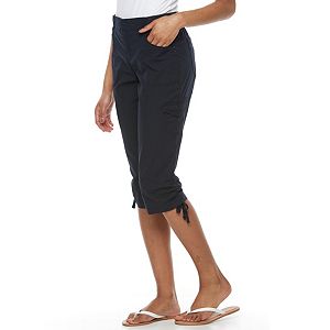 Petite Gloria Vanderbilt Lillie Cargo Skimmer Capris