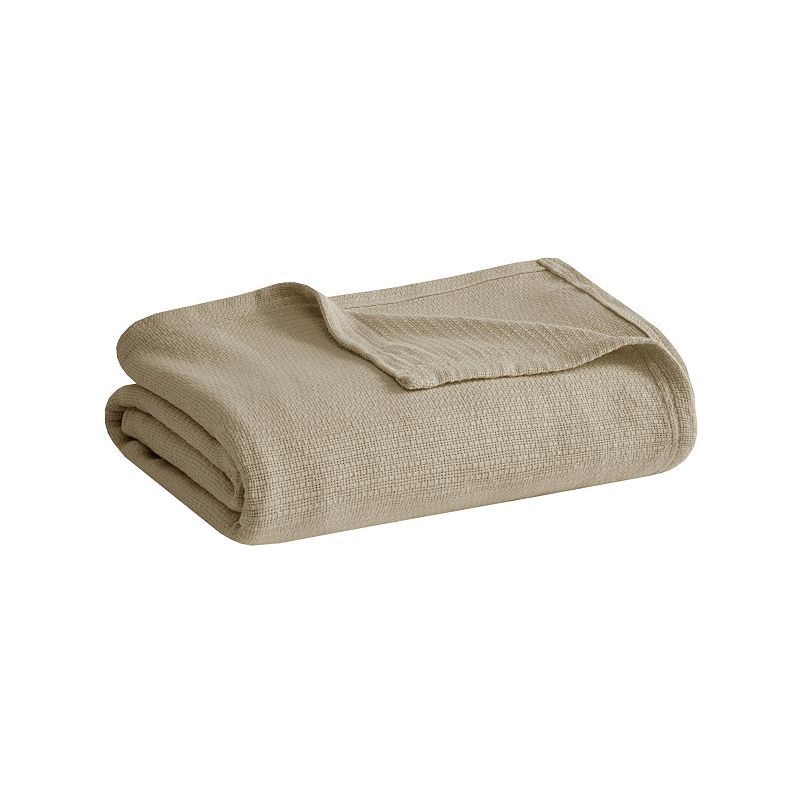 39320638 Madison Park Freshspun Basketweave Blanket, Brown, sku 39320638