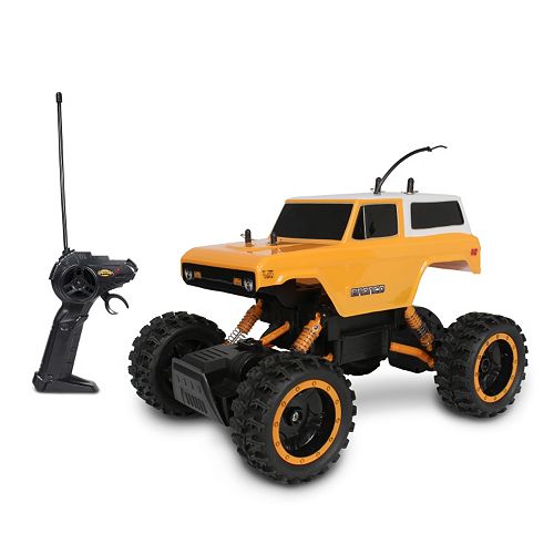 NKOK Mean Machines Rock Crawlers Remote Control '70 Ford Bronco Truck