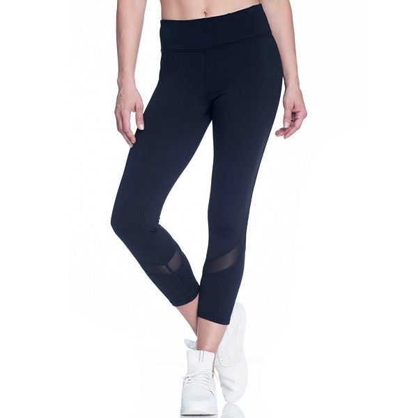 TAIBID Women's High Waist Crop Yoga Pants Side Pockets Capri Tummy Control Workout Running Leggings Size S XXL