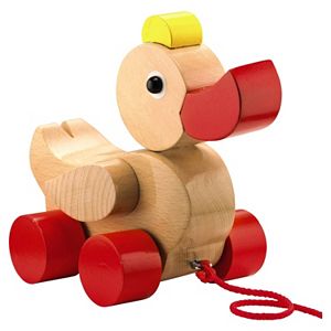 HABA Quack & Pull Classic Duck Wooden Pull Toy