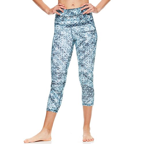 Women's Gaiam Om HighRise Capri Yoga Leggings
