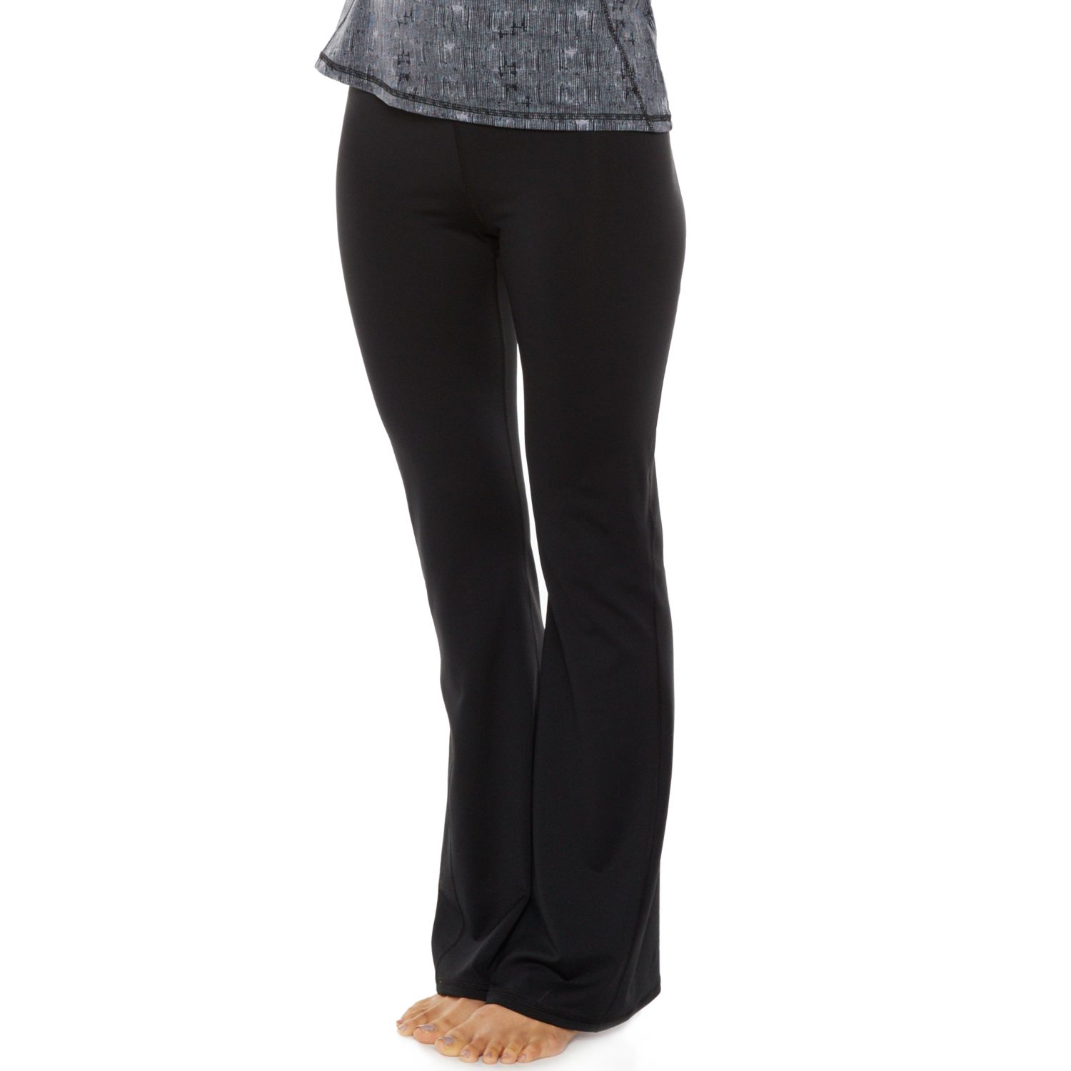 Womens Black Yoga Pants Bootcut