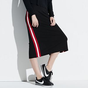 k/lab Athletic Stripe Pencil Skirt