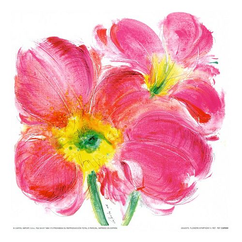 Art.com Flowers Symphony II Wall Art Print