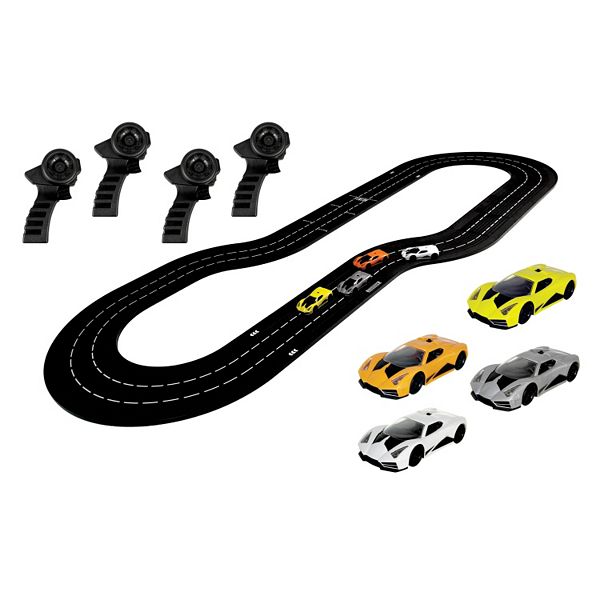 DMX Racer Slot Car 3 Lane Straight Track Module for DMXSLOTS Platform 1220SX4 