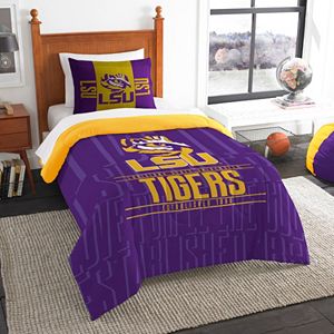 Lsu Tigers Reversible Comforter Set Twin