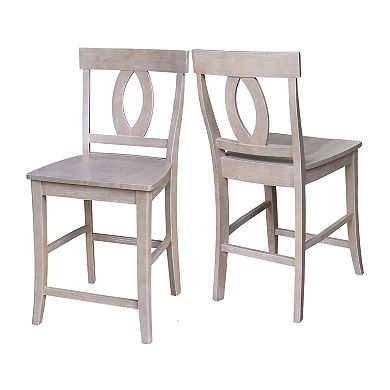 International Concepts Cosmo Wood Counter Stool