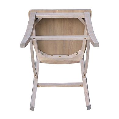 International Concepts Cosmo Wood Counter Stool