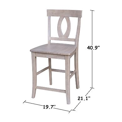 International Concepts Cosmo Wood Counter Stool