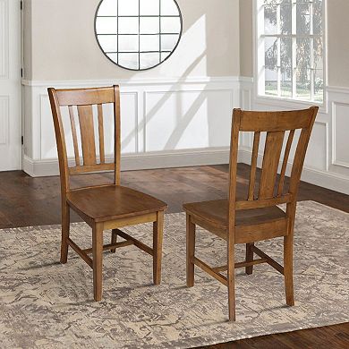 International Concepts San Remo Slat Back Dining Chair 2-piece Set