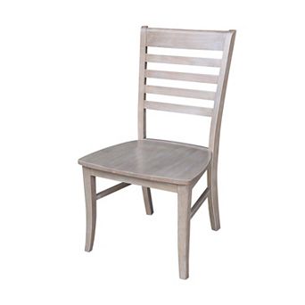 International Concepts Cosmo Ladderback Dining Chair 2 pc Set