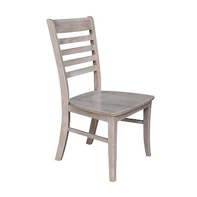 International Concepts Cosmo Ladderback Dining Chair 2-piece Set