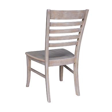 International Concepts Cosmo Ladderback Dining Chair 2-piece Set