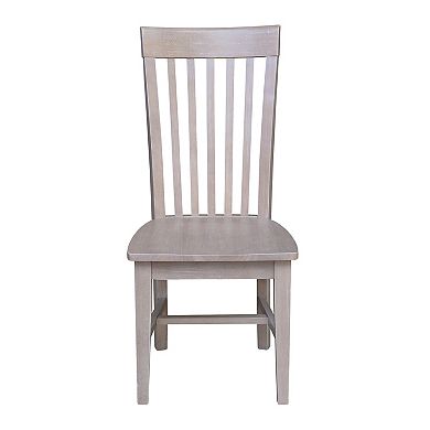 International Concepts Cosmo Slat Back Dining Chair 2-piece Set