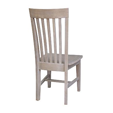 International Concepts Cosmo Slat Back Dining Chair 2-piece Set