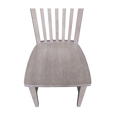 International Concepts Cosmo Slat Back Dining Chair 2-piece Set