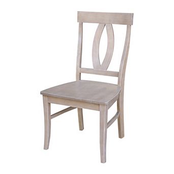 International Concepts Cosmo Washed Wood Dining Chair 2 pc Set