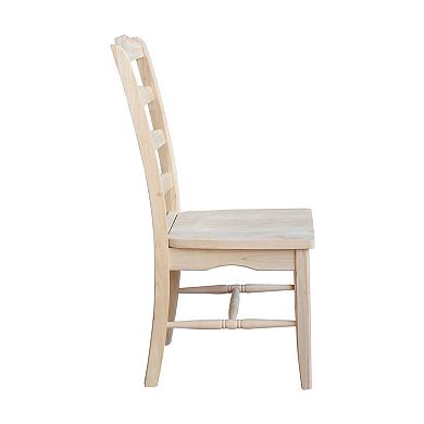 International Concepts Unfinished Wood Kitchen Island