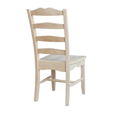 International Concepts Unfinished Wood Kitchen Island