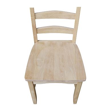 International Concepts Unfinished Wood Kitchen Island