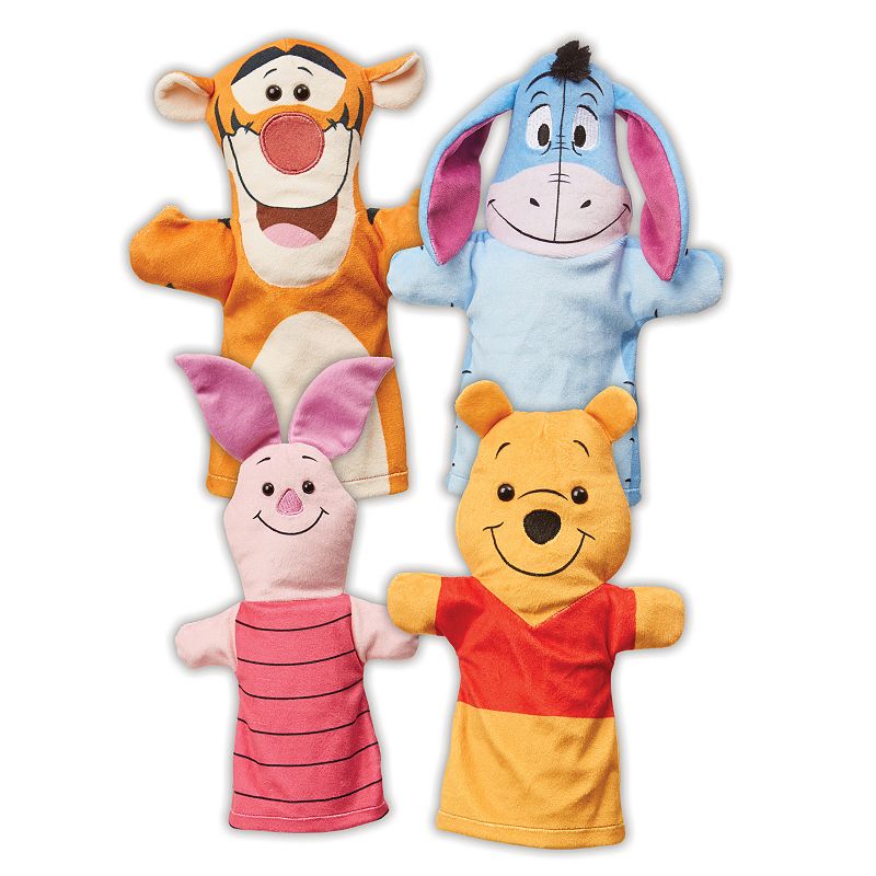 Winnie the Pooh Soft Hand Puppets by Melissa & Doug, Multicolor