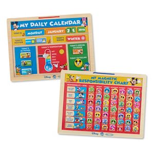 Disney's Mickey Mouse Clubhouse Magnetic Calendar & Responsibility Chart Activity Bundle by Melissa & Doug