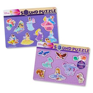 Disney Princess & Sofia the First Sound Puzzle Bundle by Melissa & Doug