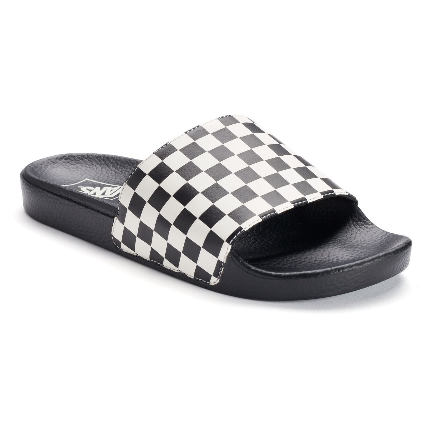 vans sandals checkered