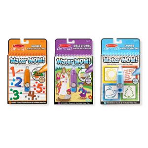 Colors & Shapes, Numbers & Bible Stories Water Wow! Bundle by Melissa & Doug