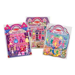 Dress-Up Princess & Mermaid Puffy Sticker Bundle by Melissa & Doug