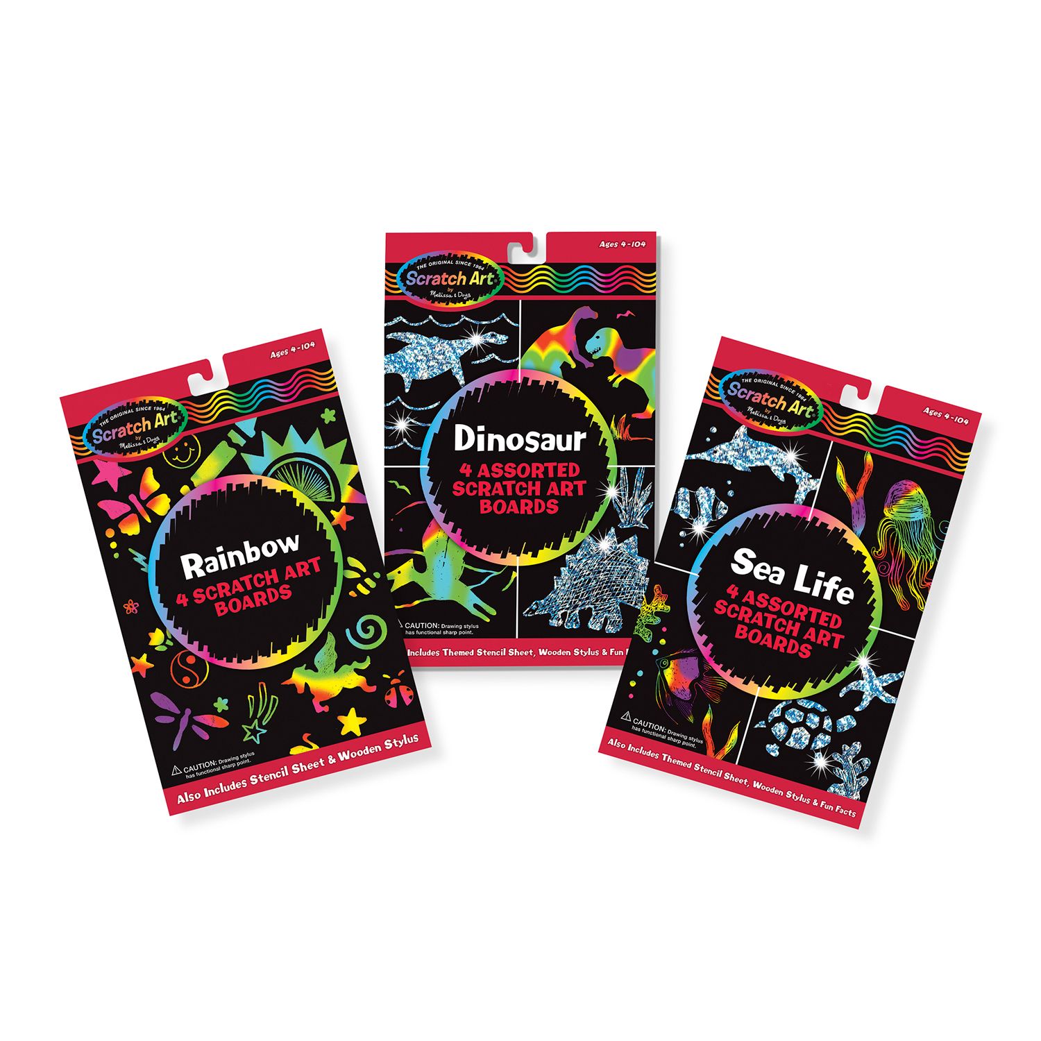 melissa and doug rainbow scratch art