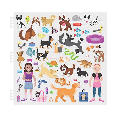 Cool Careers & Pet Place Puffy Sticker Activity Book Bundle