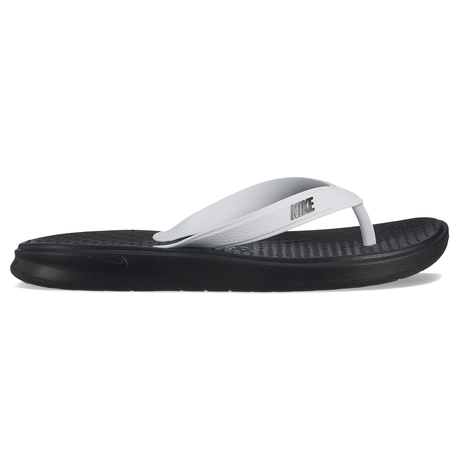 nike solay flip flops black