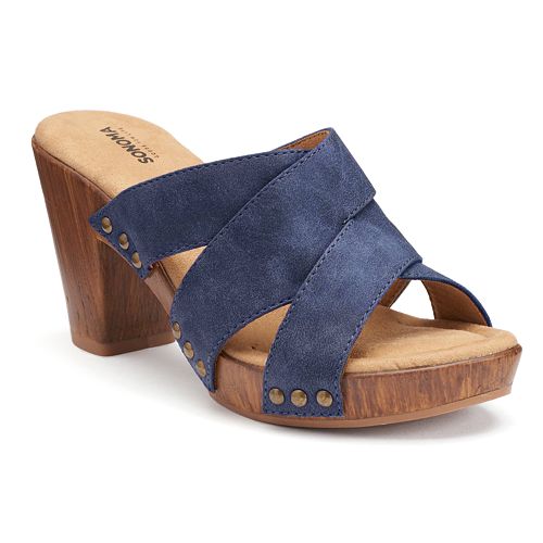 block heel sandals kohls