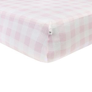 Burt's Bees Baby Organic Buffalo Check Fitted Crib Sheet