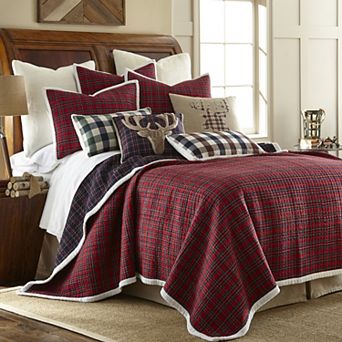 Levtex Home Plaid Sherpa Quilt Set