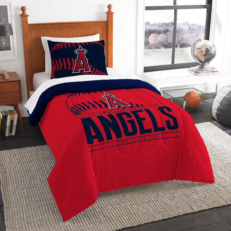 Los Angeles Angels of Anaheim Grand Slam Twin Comforter Set by Northwest, M
