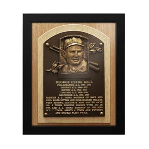 Detroit Tigers George Kell Baseball Hall of Fame Framed Plaque Print