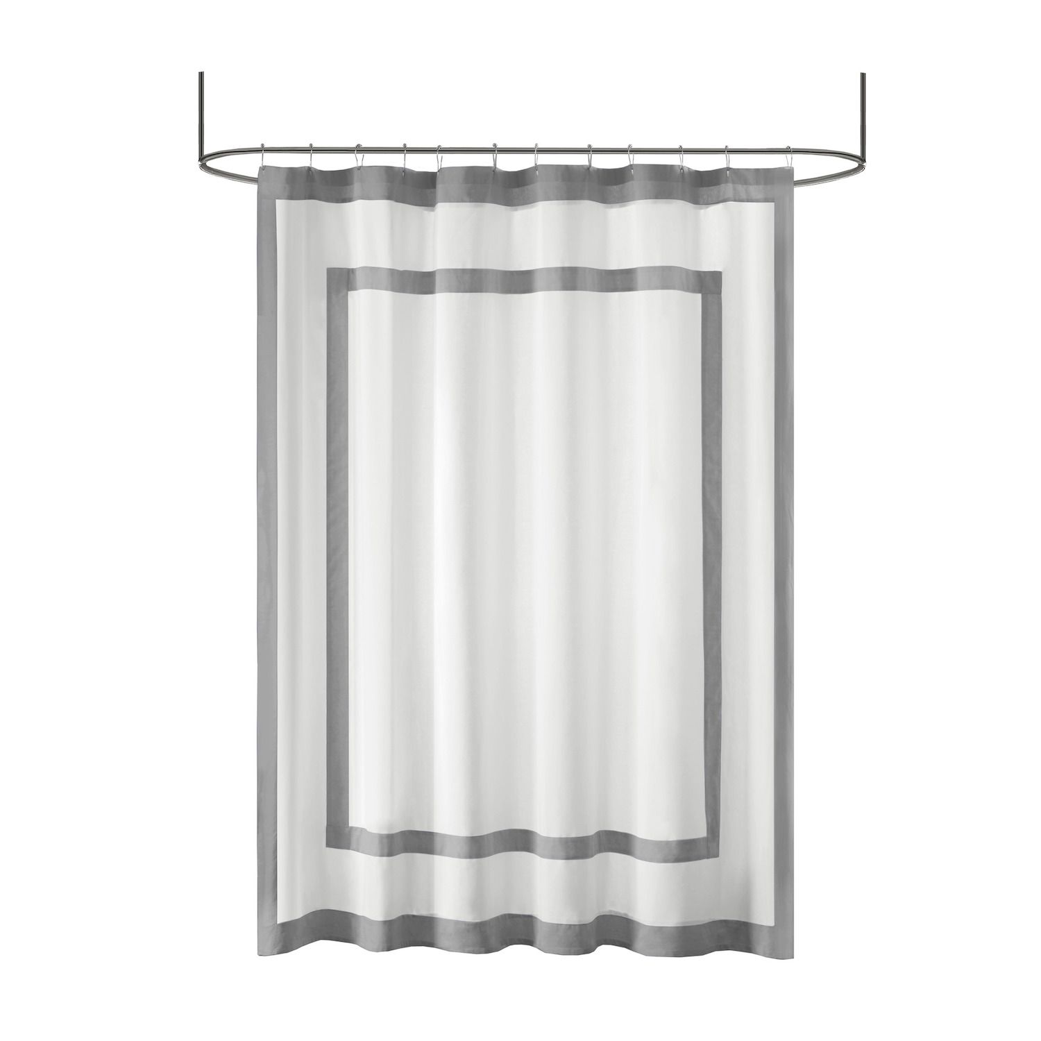 Madison Park Reed Shower Curtain   2765477 Gray