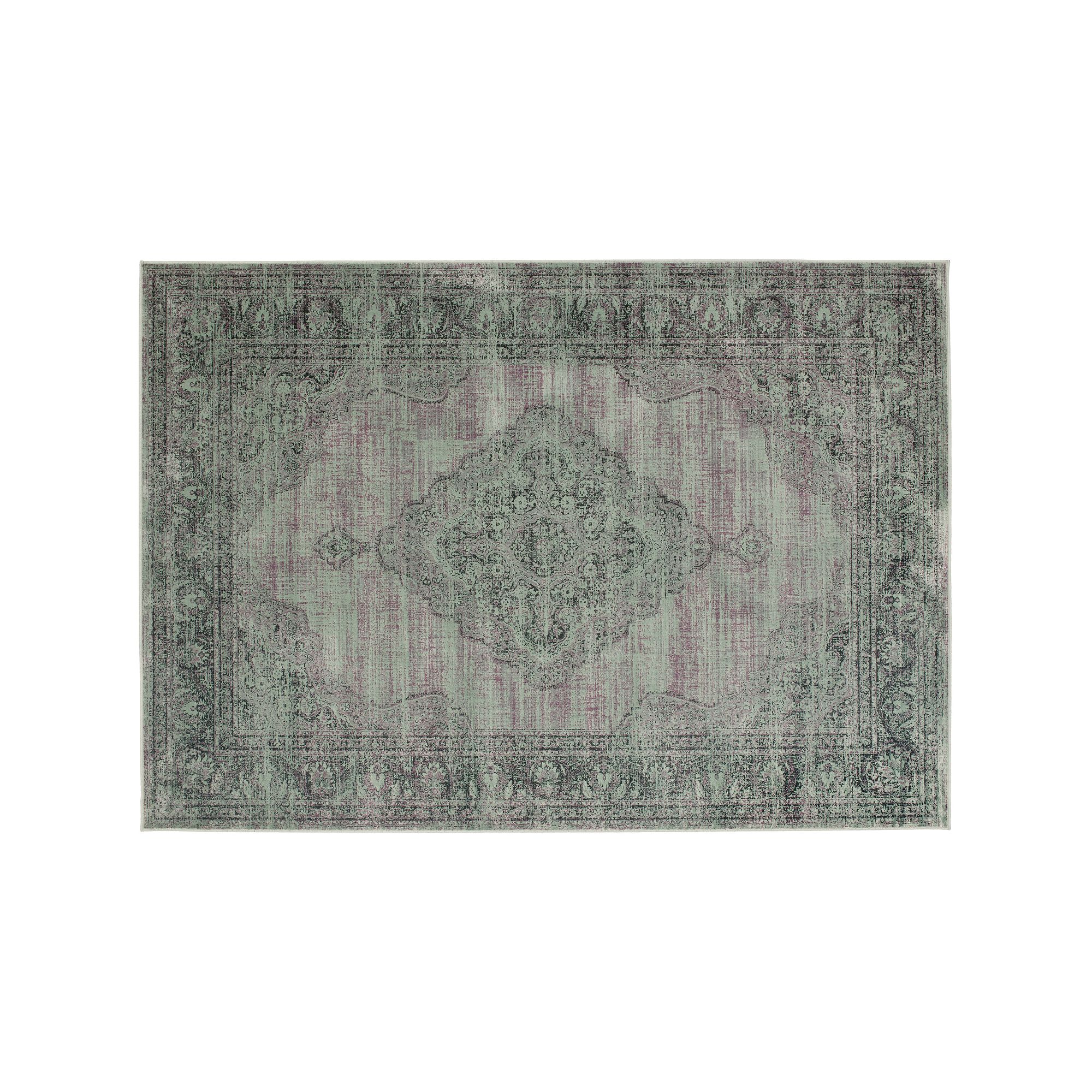 Safavieh Vintage Persian Medallion Framed Rug, Light Blue