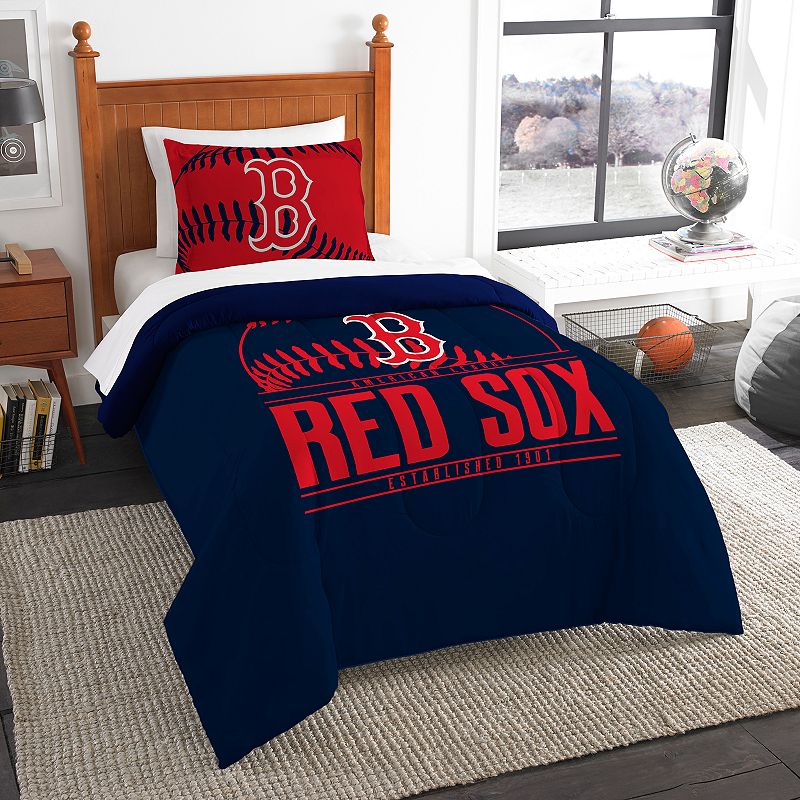 Boston Red Sox Grand Slam Twin Comforter Set by Northwest, Multicolor