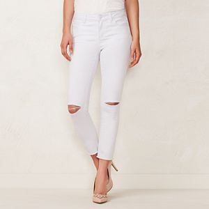 Women's LC Lauren Conrad Ripped Skinny Ankle Jeans