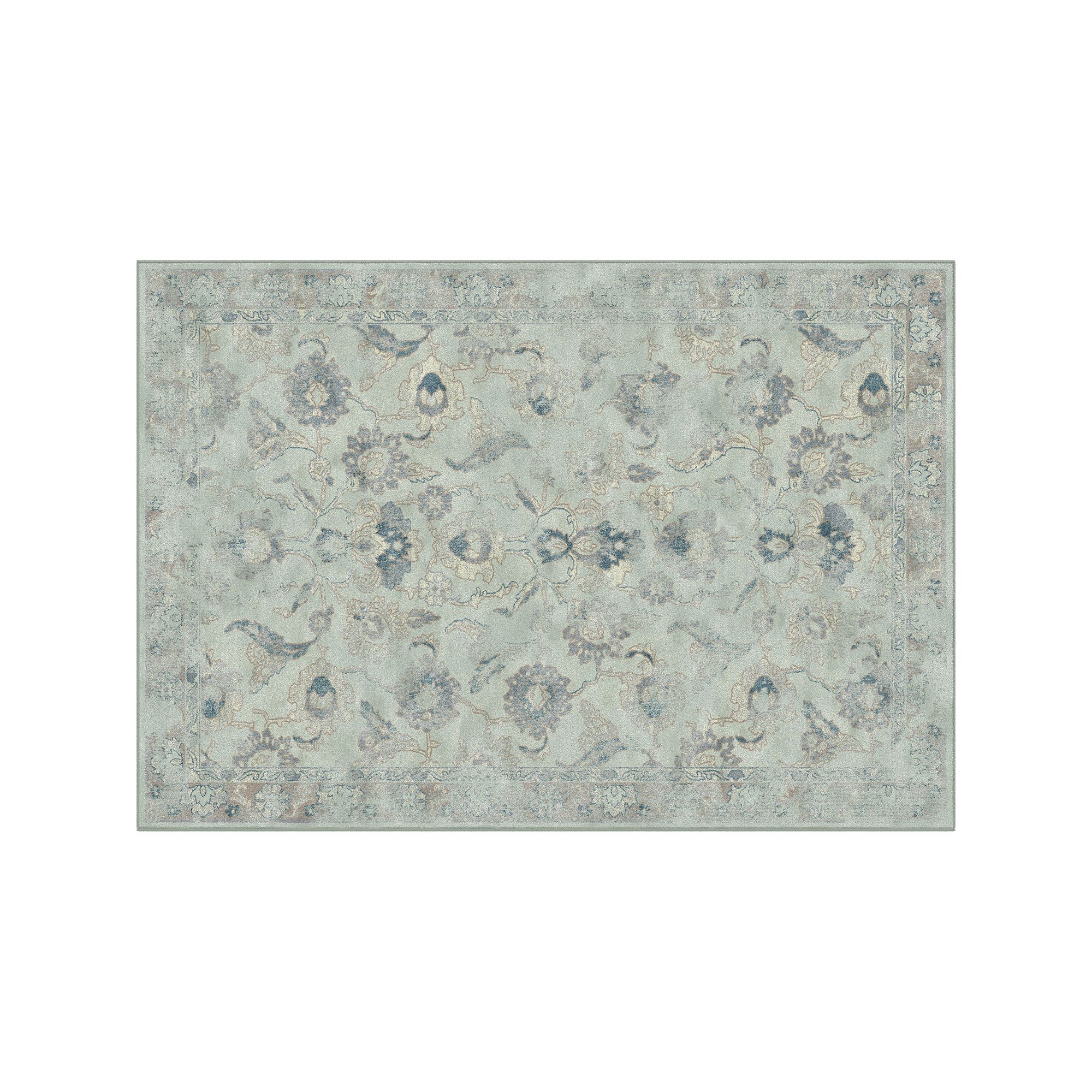 Safavieh Vintage Stone Framed Floral Rug, Light Blue