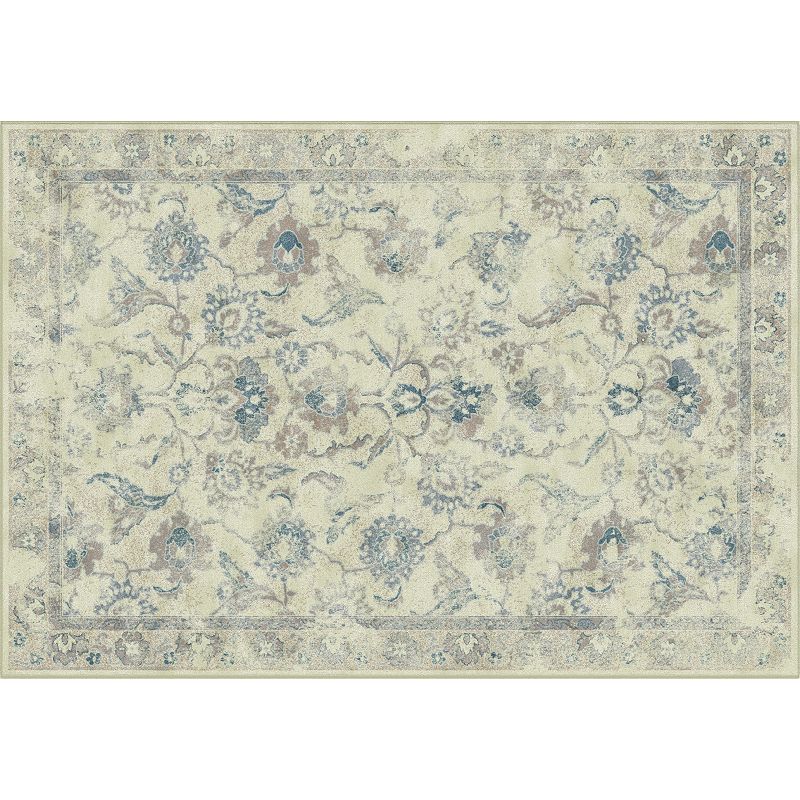 Safavieh Vintage Stone Framed Floral Rug, Brown, 5X7.5 Ft