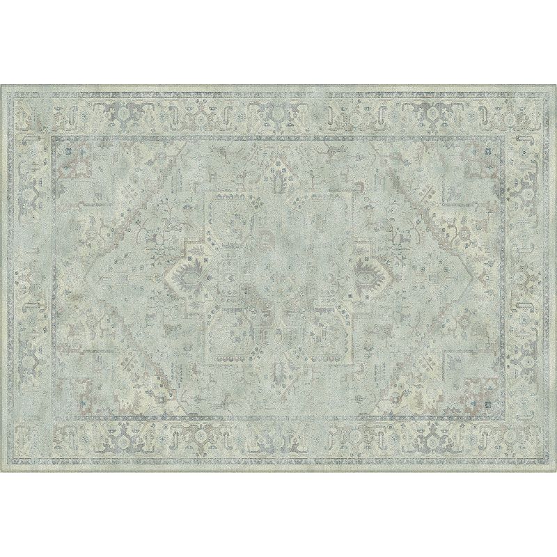 Safavieh Vintage Aziz Framed Floral Rug, Blue, 6.5X9 Ft