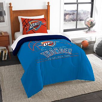 Oklahoma City Thunder Reverse Slam Twin Comforter Set by The Northwest