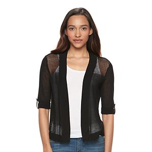 Women's Apt. 9® Mesh Cardigan