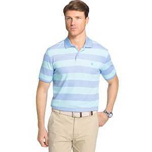 Men's IZOD Advantage Classic-Fit Rugby-Striped Performance Polo